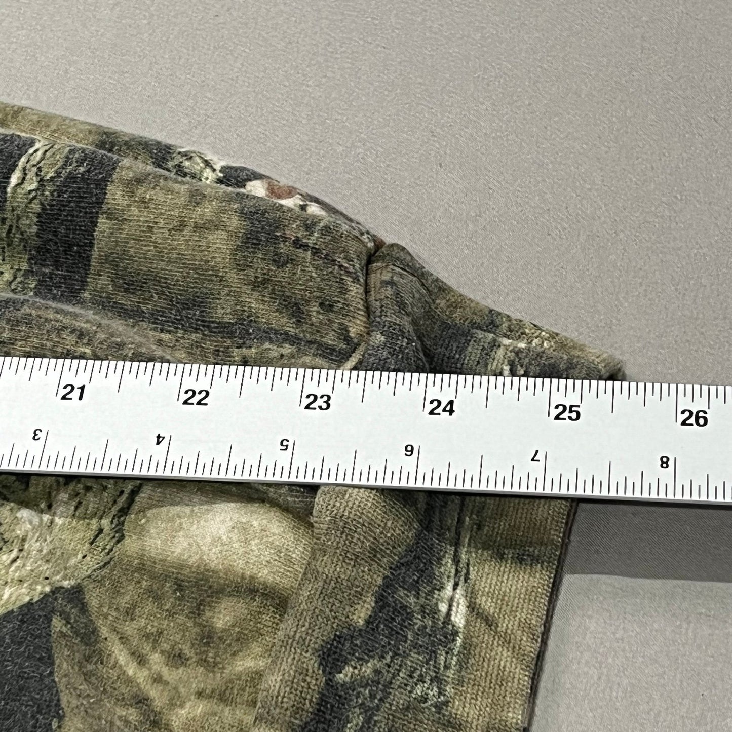 Cabela's Camo Quarter Zip Fleece Sweater Mens Medium Hunting Green Camouflage