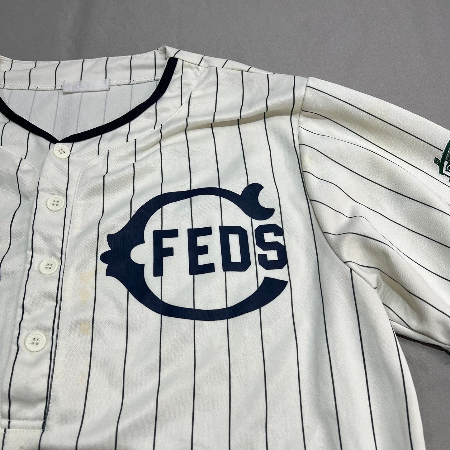 Chicago Cubs Feds Jersey Wrigley Field 100th Anniversary Mens Large White 1914