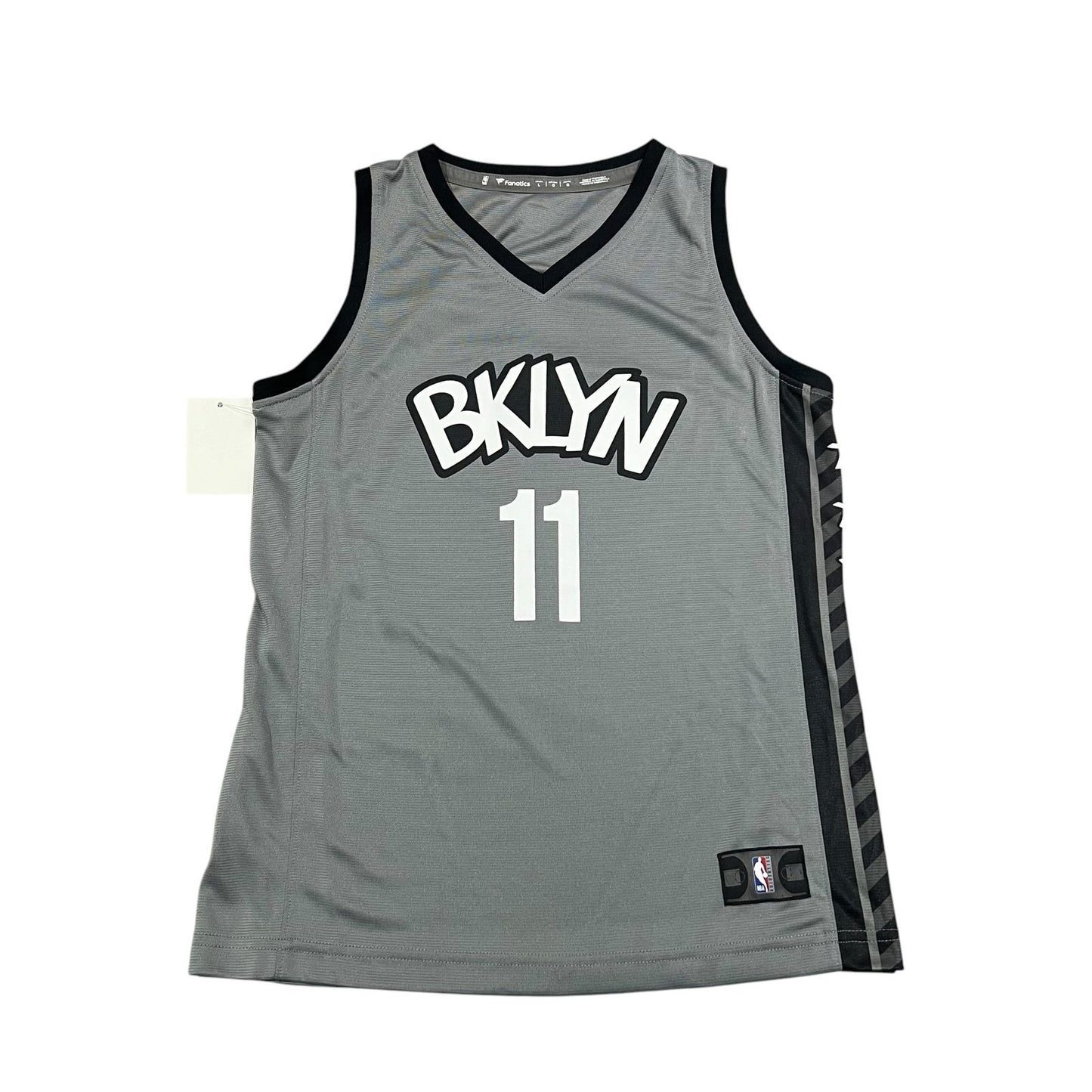 Kyrie Irving Jersey Kids Youth Large Brooklyn Nets Fanatics Gray NBA #11