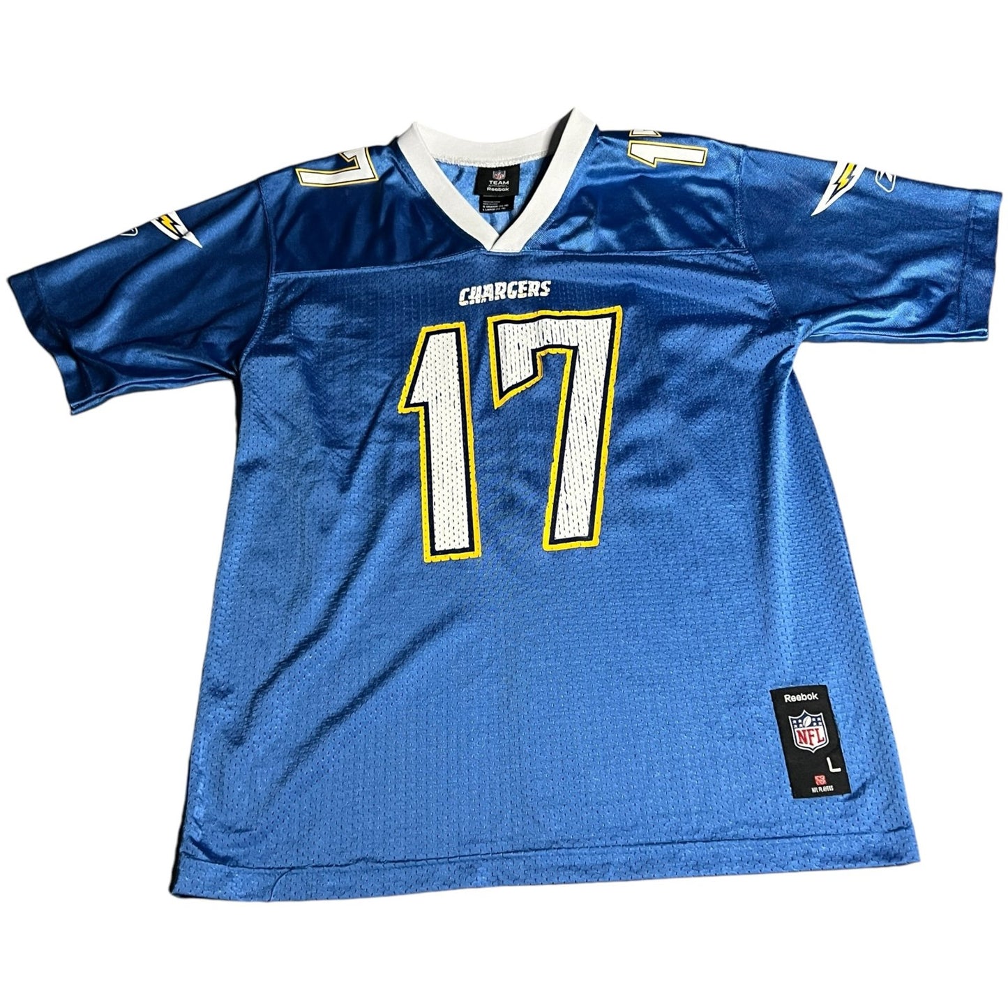 Philip Rivers San Diego Chargers Jersey Kids Youth Large #17 Reebok NFL