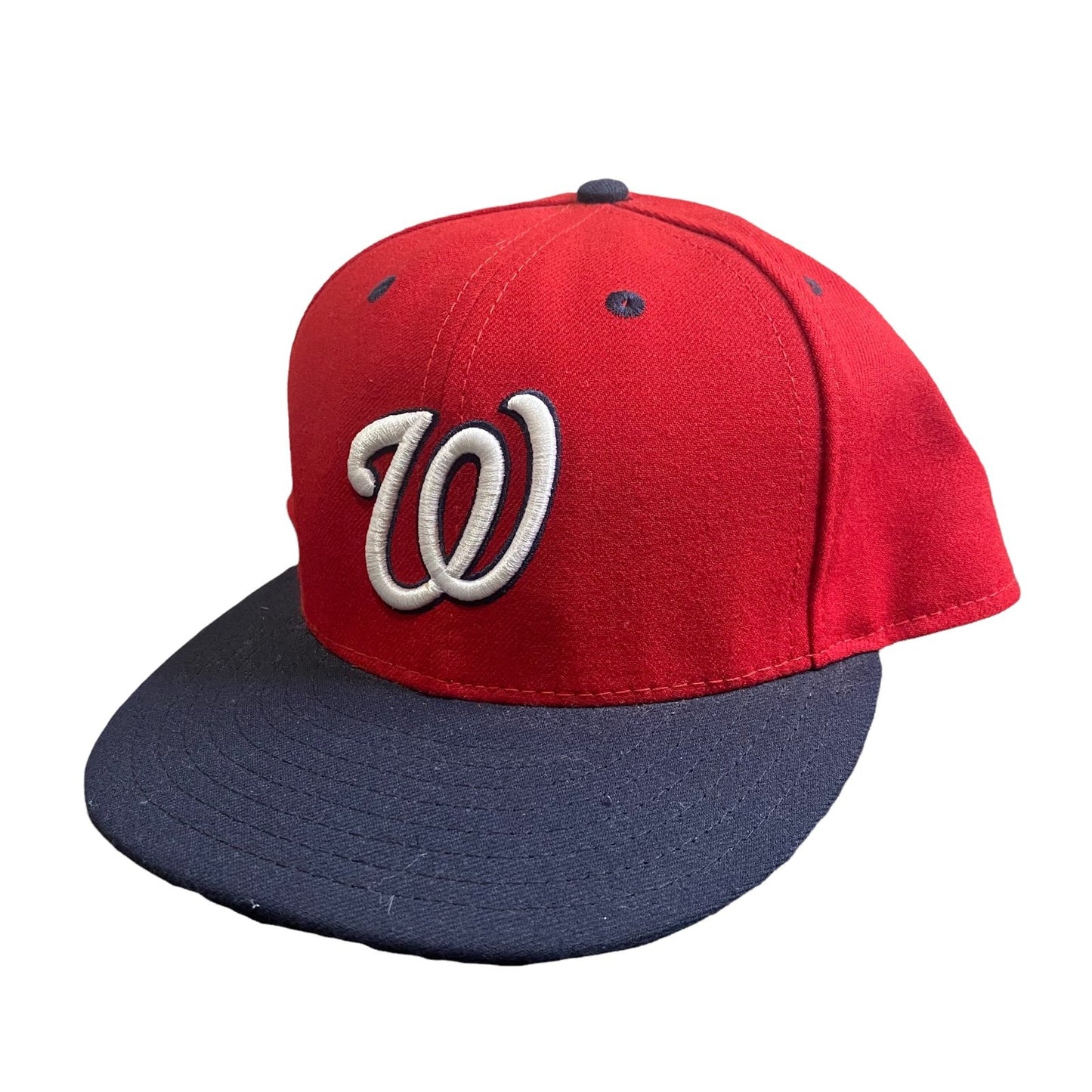 New Era Washington Nationals MLB Fitted Hat 7-5/8 Men’s Red