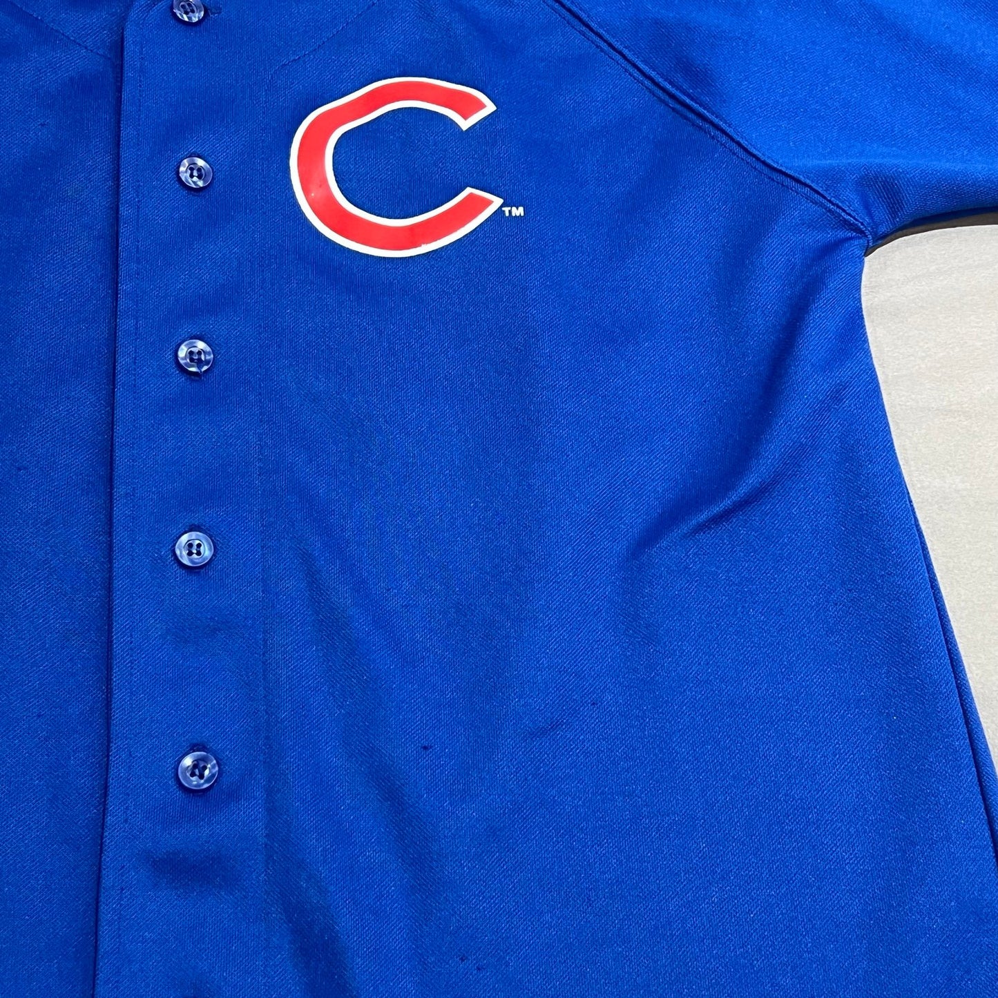 Vintage Sammy Sosa Chicago Cubs Jersey Kids Youth Medium #21 Blue MLB