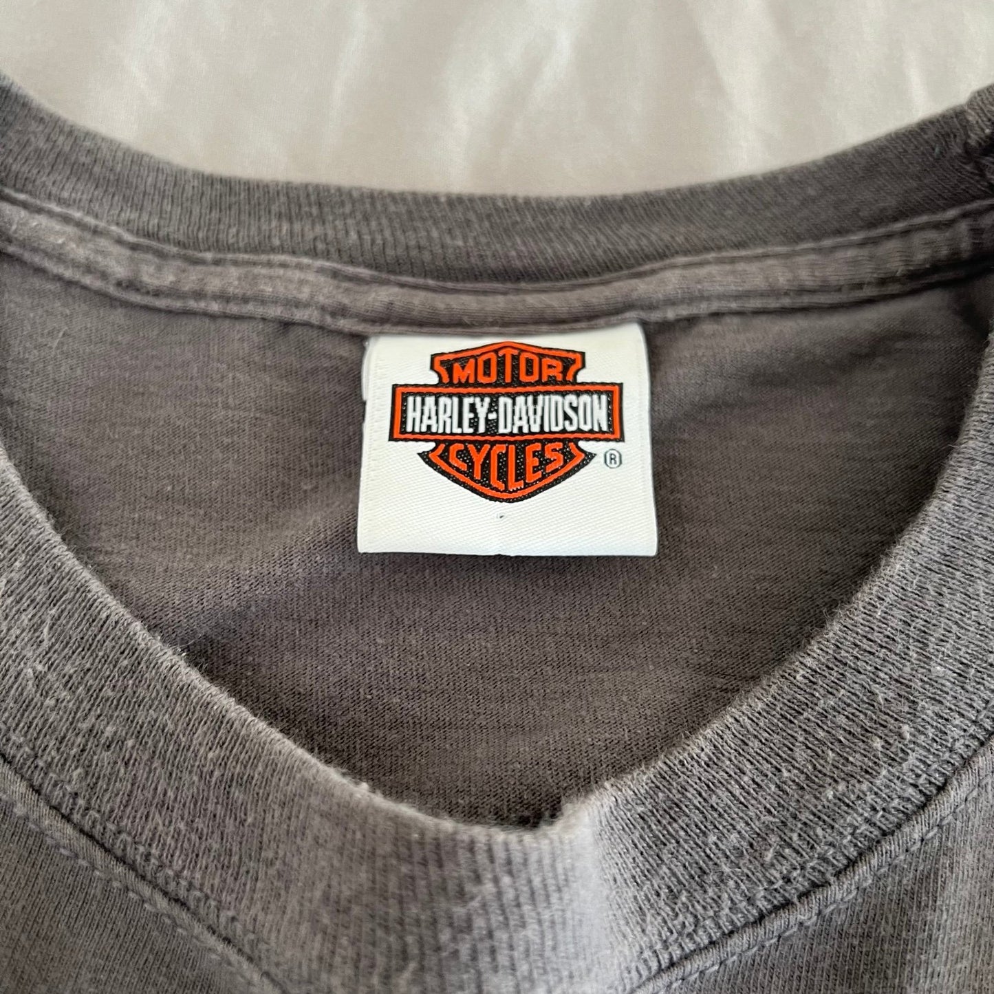 Harley Davidson Shirt Mens XL Gray Tennessee Short Sleeve Smoky Mountain