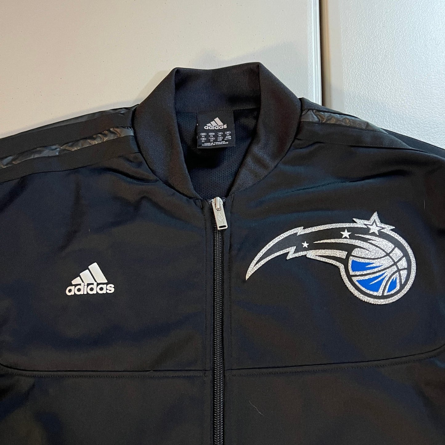 Orlando Magic Shooting Warm Up Jacket Mens XL Adidas NBA Basetkball Full Zip