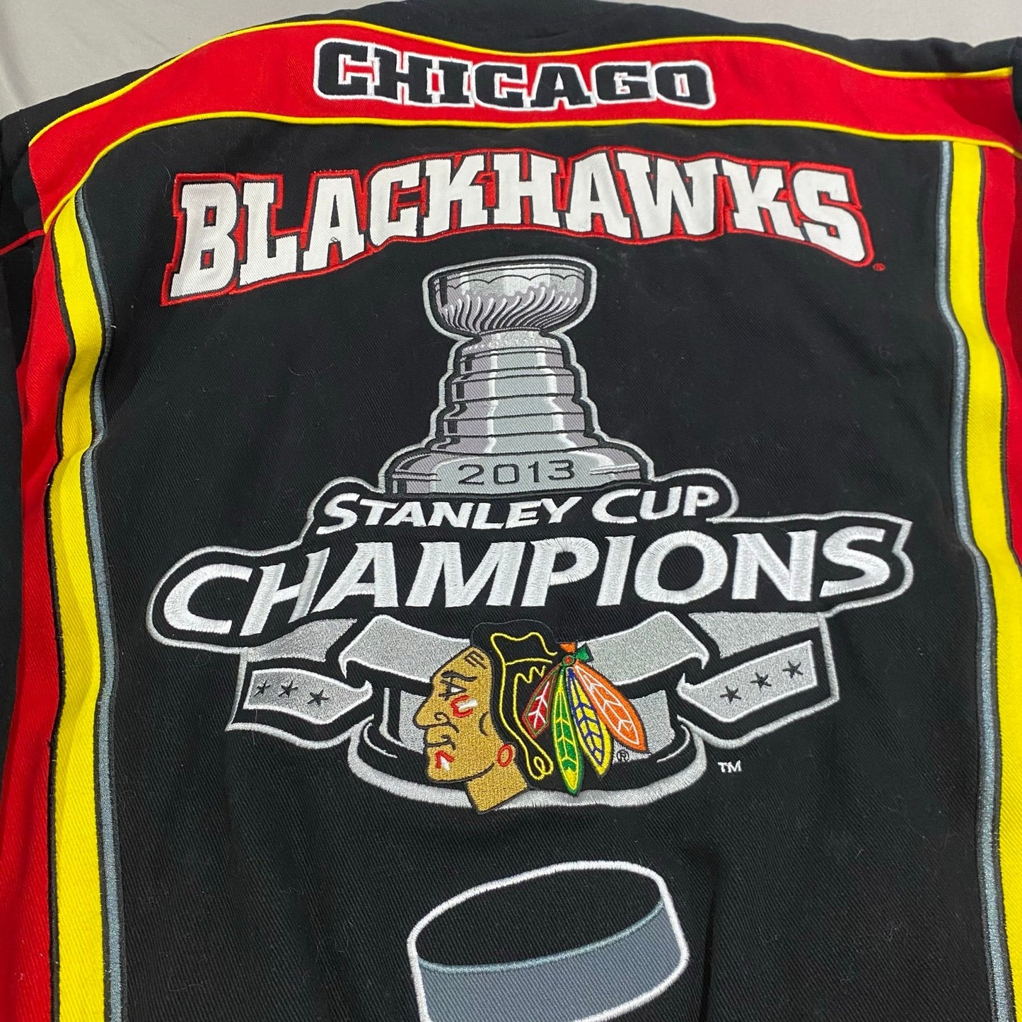 Chicago Blackhawks Jacket Mens XL G-III Stanley Cup 2013 Trophy NHL Coat