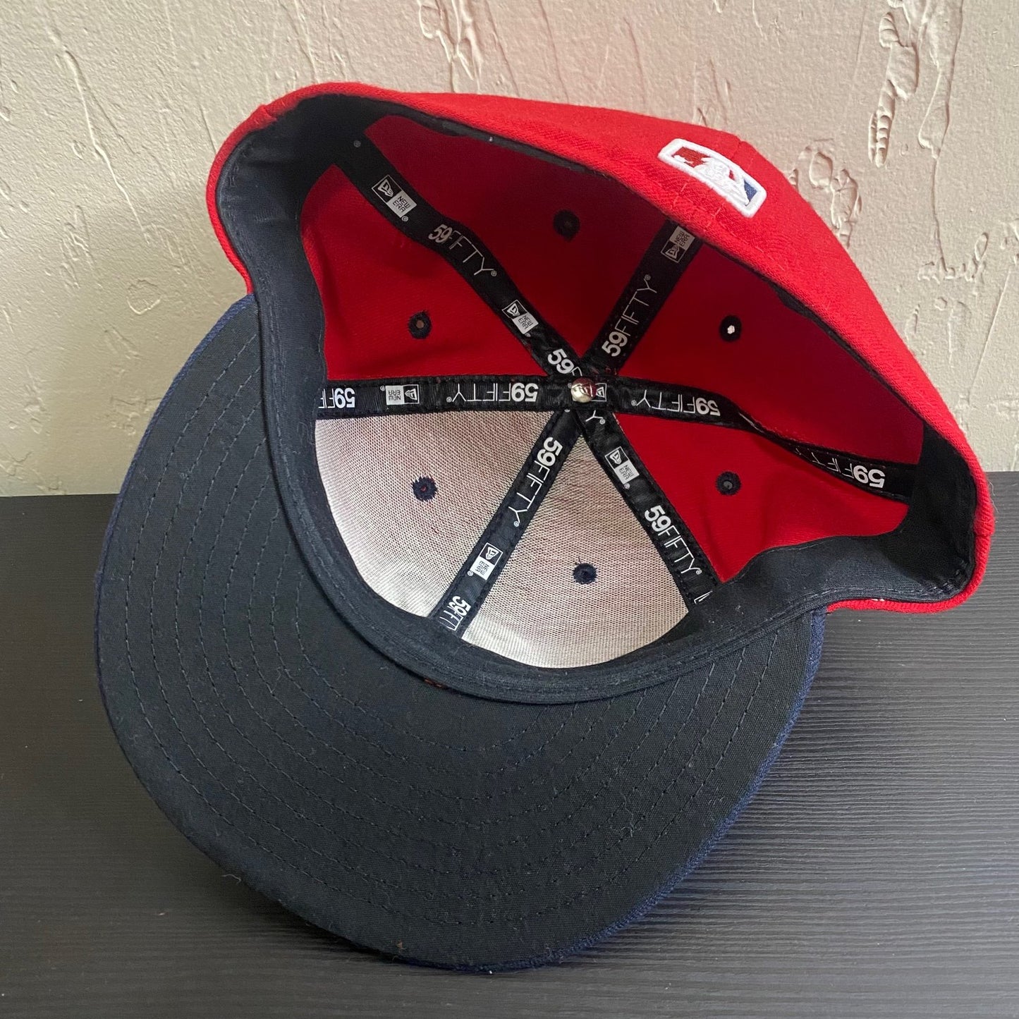 New Era Washington Nationals MLB Fitted Hat 7-5/8 Men’s Red