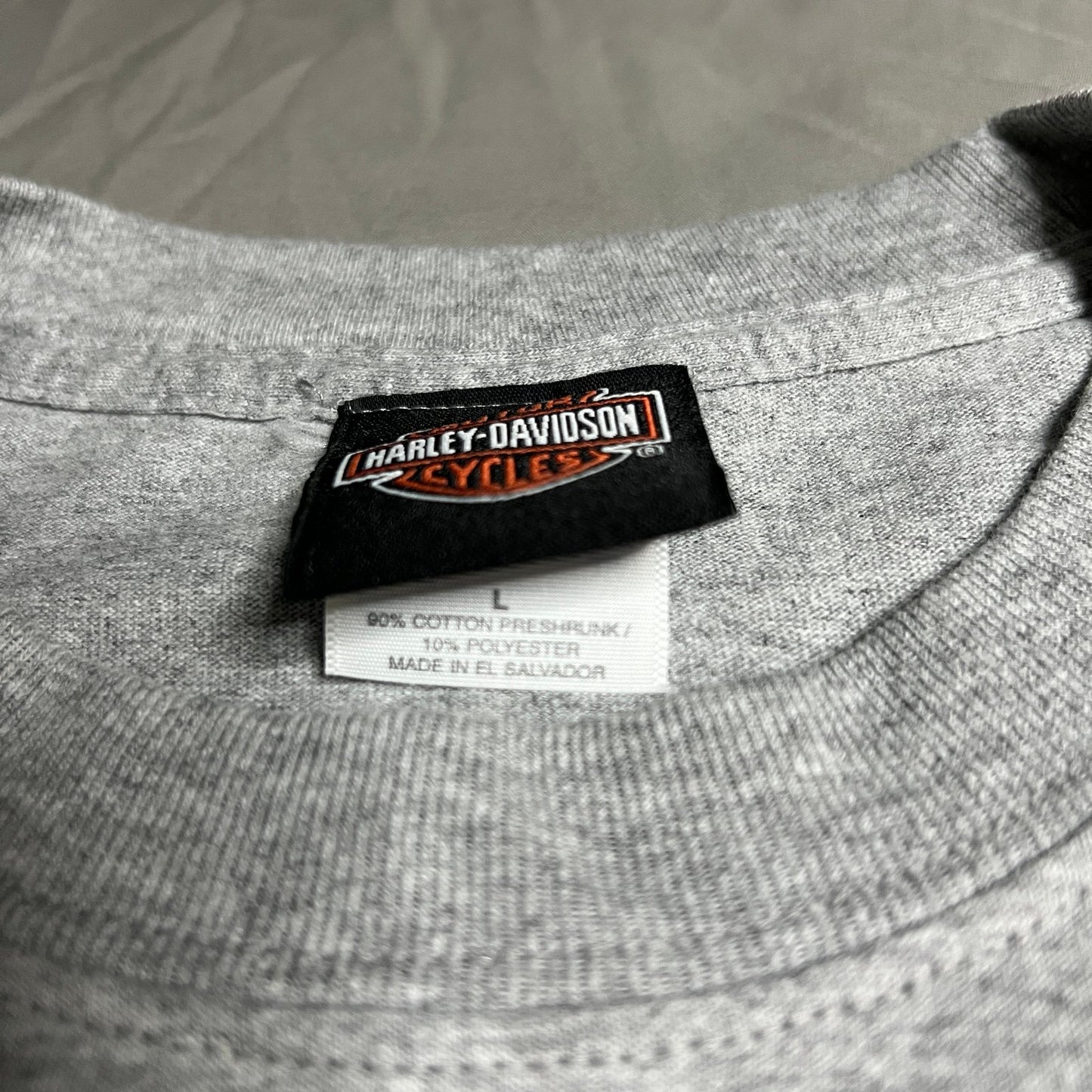 Vintage Harley Davidson Shirt Mens Large Gray The Ride Home Long Sleeve