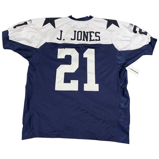 Julius Jones Dallas Cowboys NFL Jersey Mens Large Throwback Football #21 Reebok