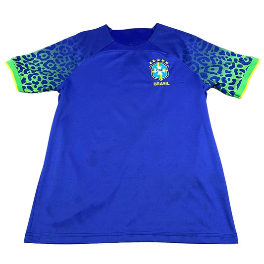 Brasil CBF Jersey Mens XS Vini Jr #20 World Cup Soccer Futbol Blue