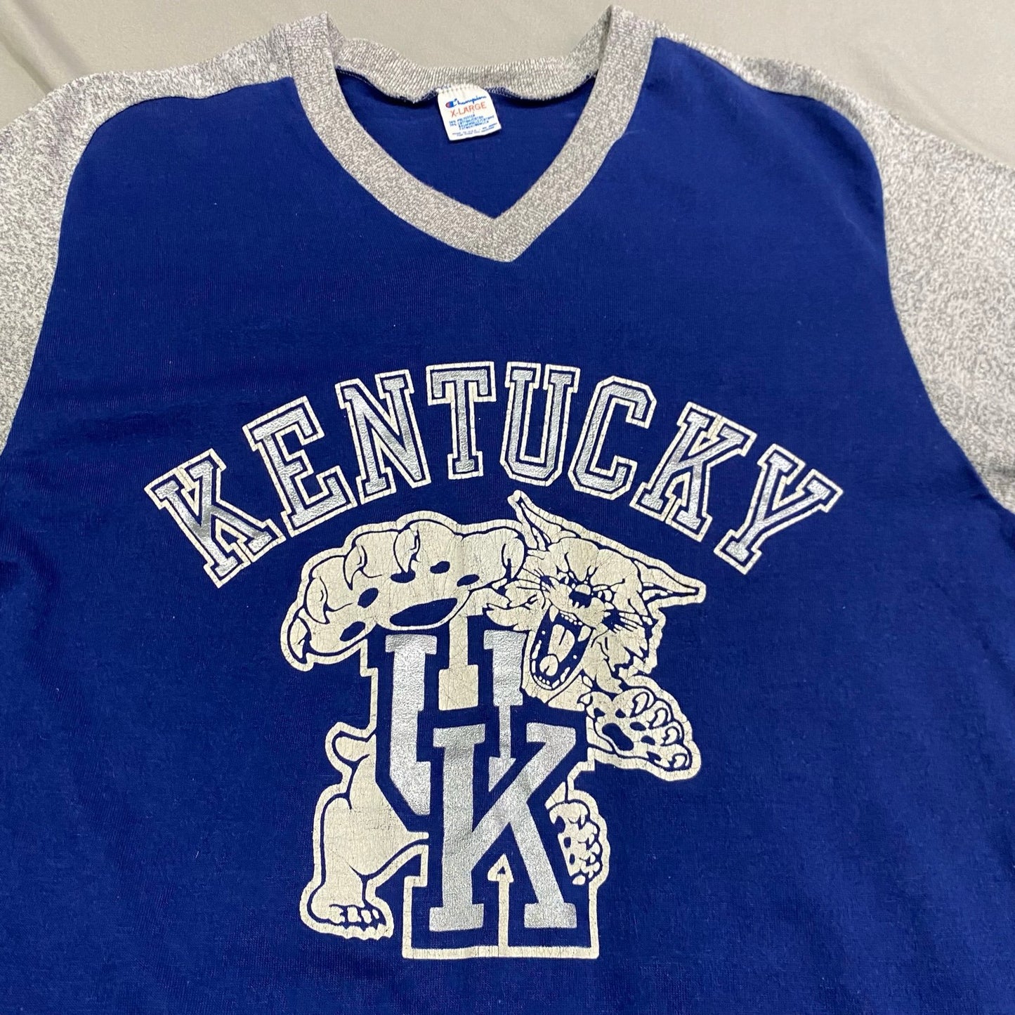 Vintage University of Kentucky Shirt Womans XL Champion Wildcats NCAA College