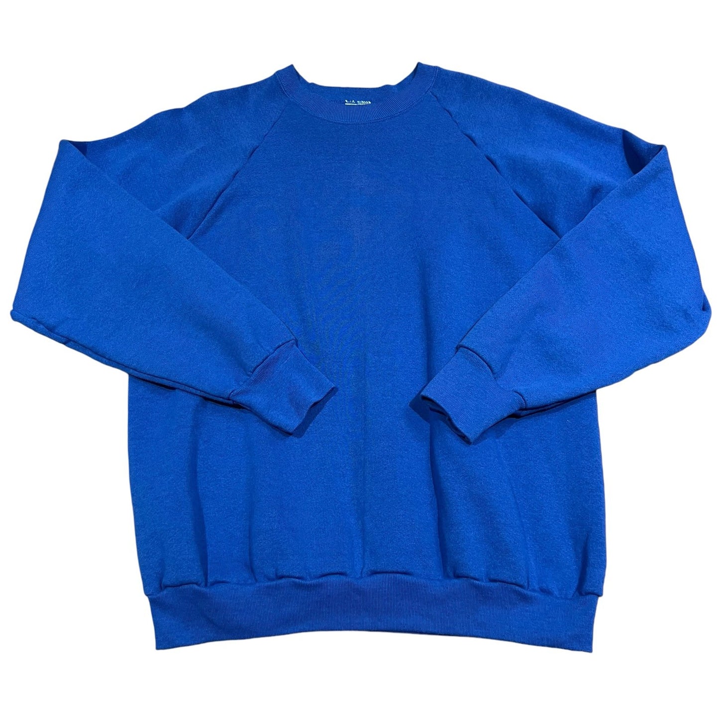 Vintage 90's Blank Sweater Mens Large Blue Essential Crewneck