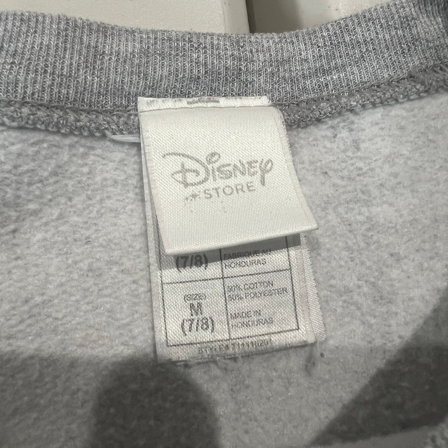 Mickey Mouse Sweater Kids Youth Medium 7/8 Disney Gray Chicago