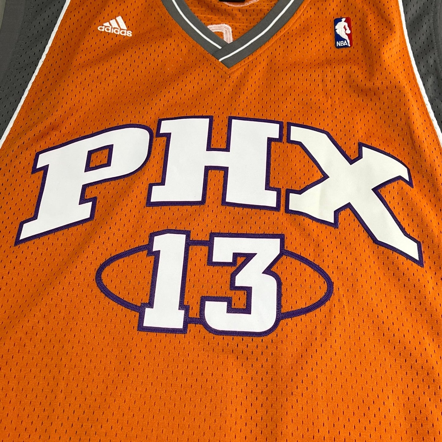 Steve Nash Phoenix Suns Jersey #13 Stitch Sewn Adidas Mens 2XL XXL Orange NBA