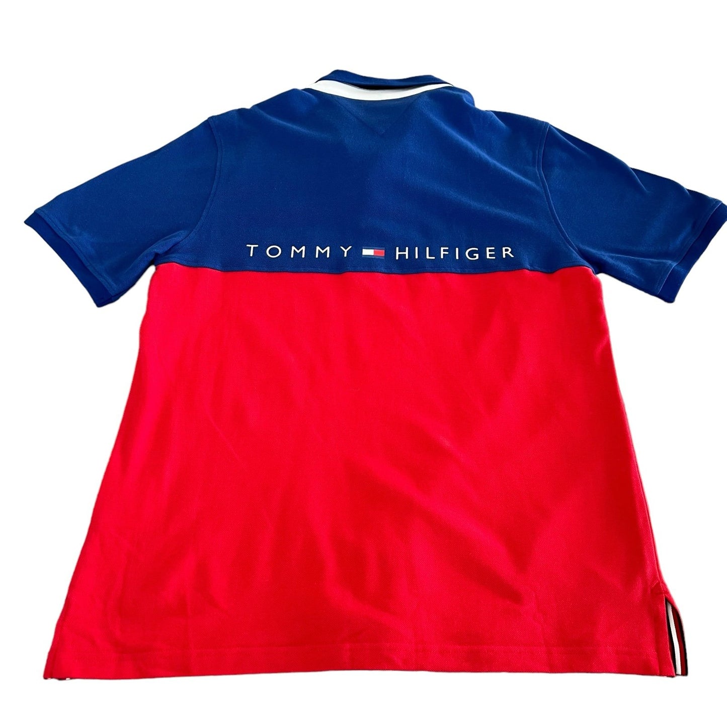 Buffalo Bills Polo Shirt Mens Medium Tommy Hilfiger NFL Short Sleeve