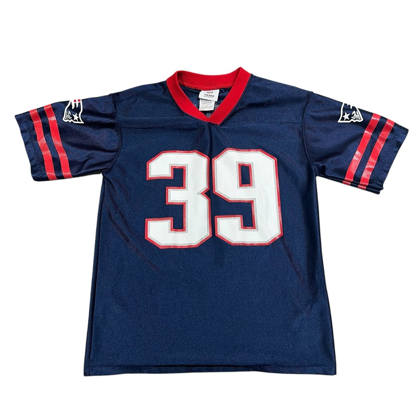 Danny Woodhead Jersey Kids Youth Large 10-12 NFL New England Patriots Blue #39