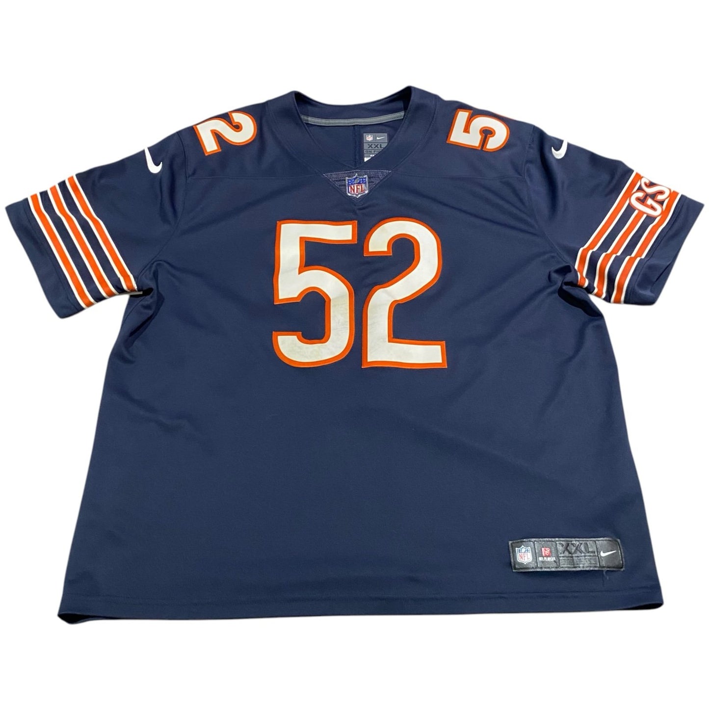 Khalil Mack Chicago Bears Jersey Mens 2XL XXL Nike Stitch Sewn Blue NFL Football