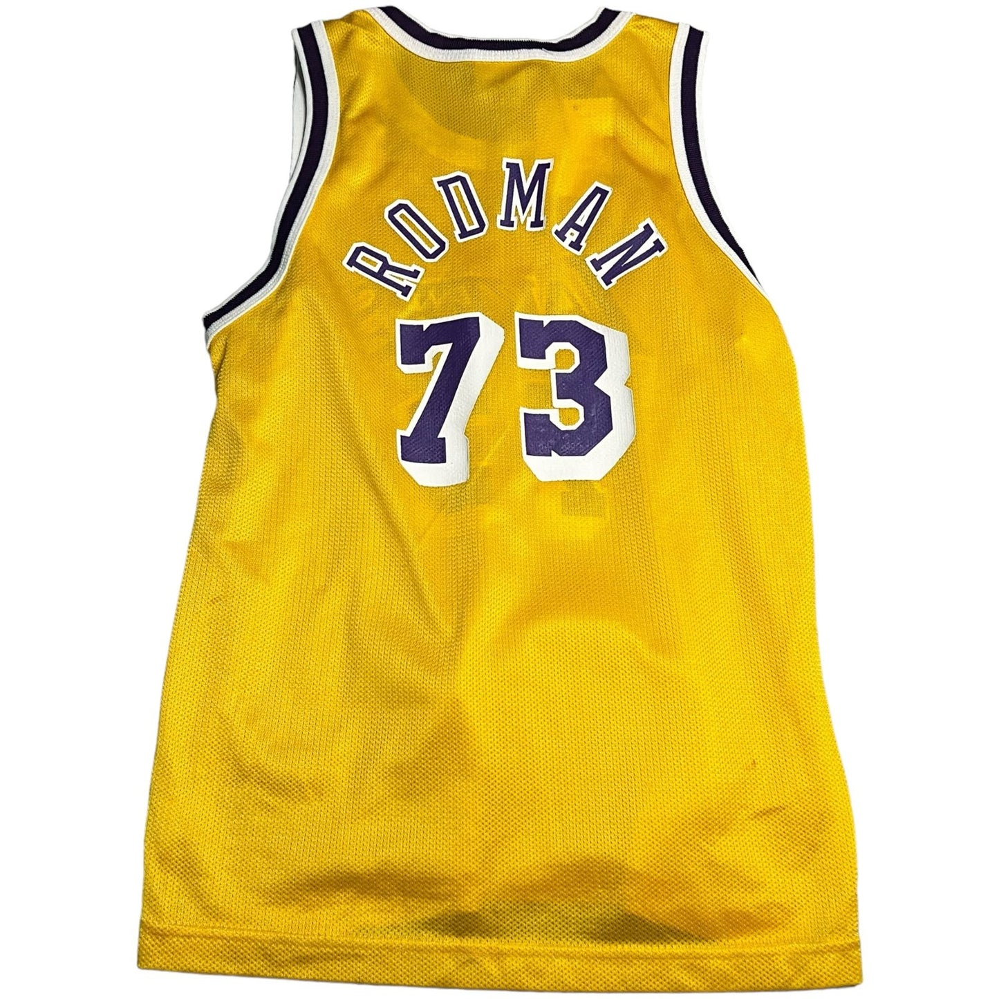 Vintage Dennis Rodman Jersey Kids Youth Medium 10-12 Los Angeles Lakers Champion