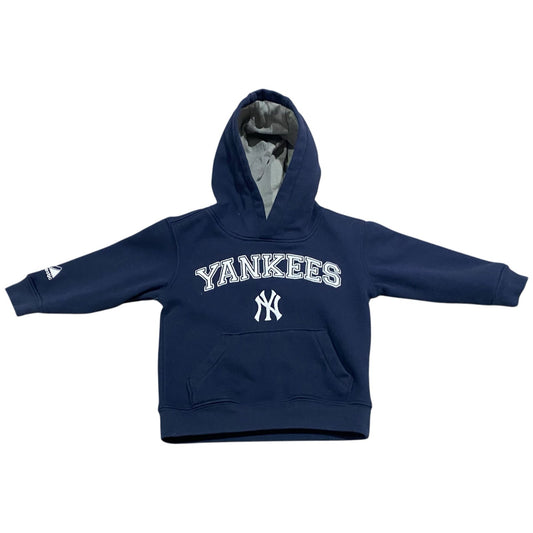 New York Yankees Hoodie Toddler 2T Majestic Embroidered Sweatshirt Kids Youth