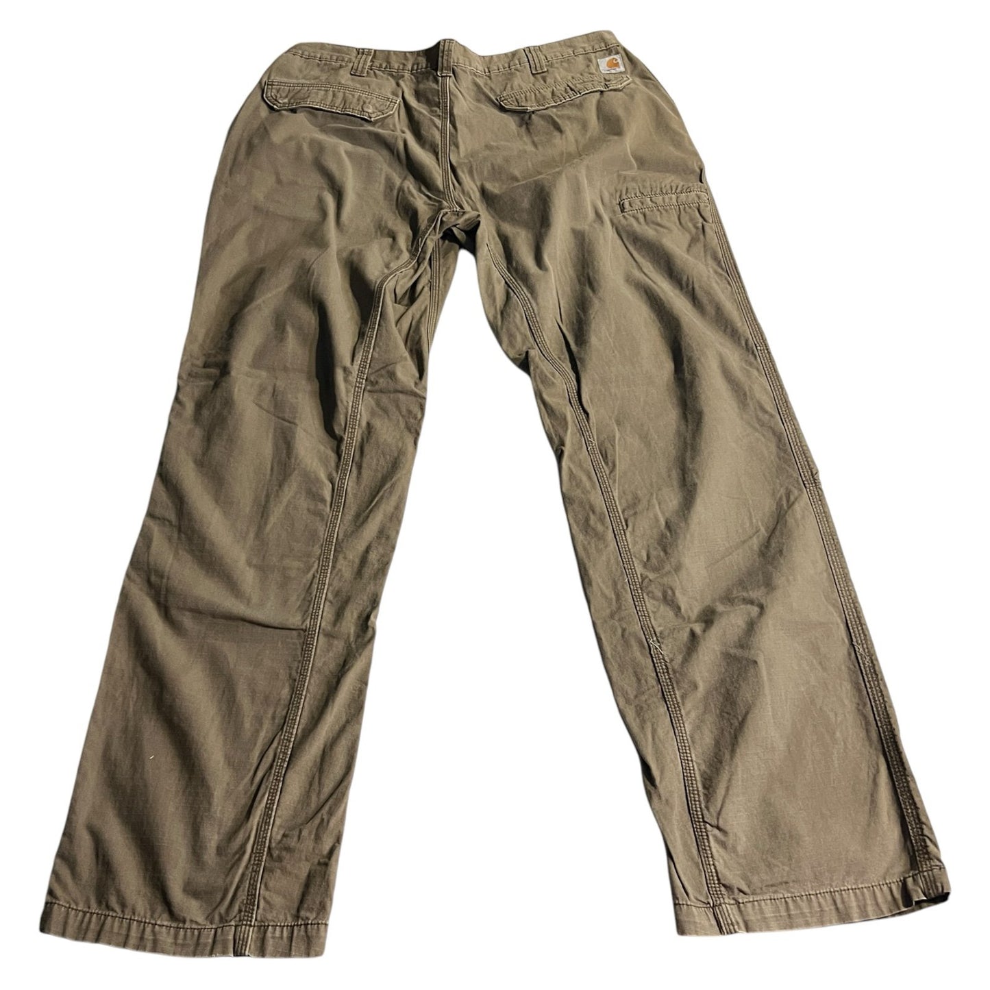 Carhartt Pants Mens 38x36 100274 908 Relaxed Fit Khaki Workwear Brown