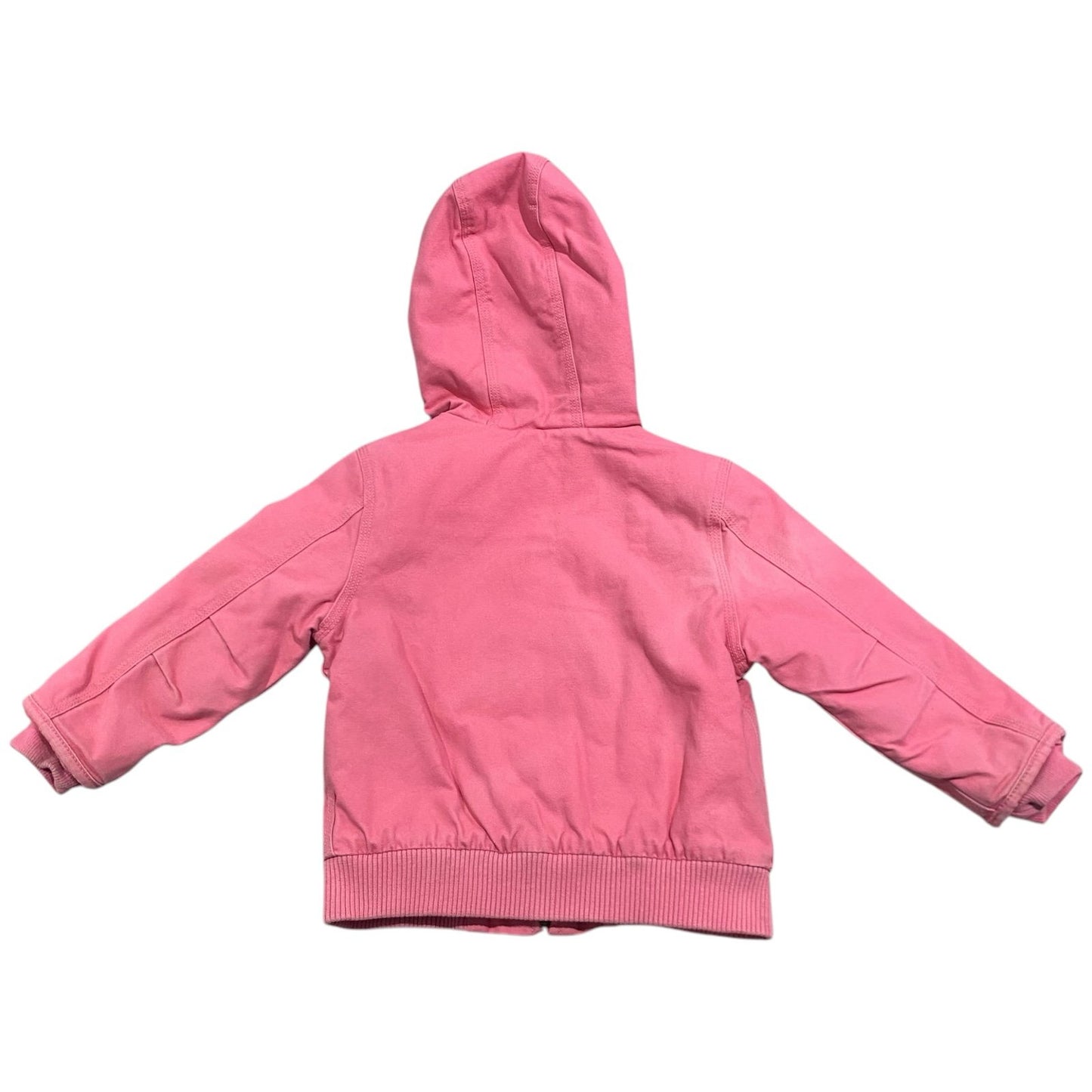 Carhartt Jacket 4T Girl's Canvas Insulated Hooded Active Jacket OJ9566-G Pink