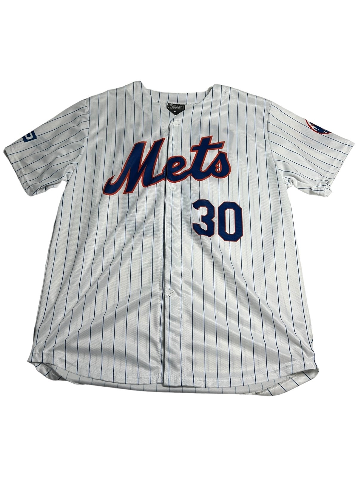 Michael Conforto Jersey New York Mets Mens XL Coyote Promotions #30 MLB Geico