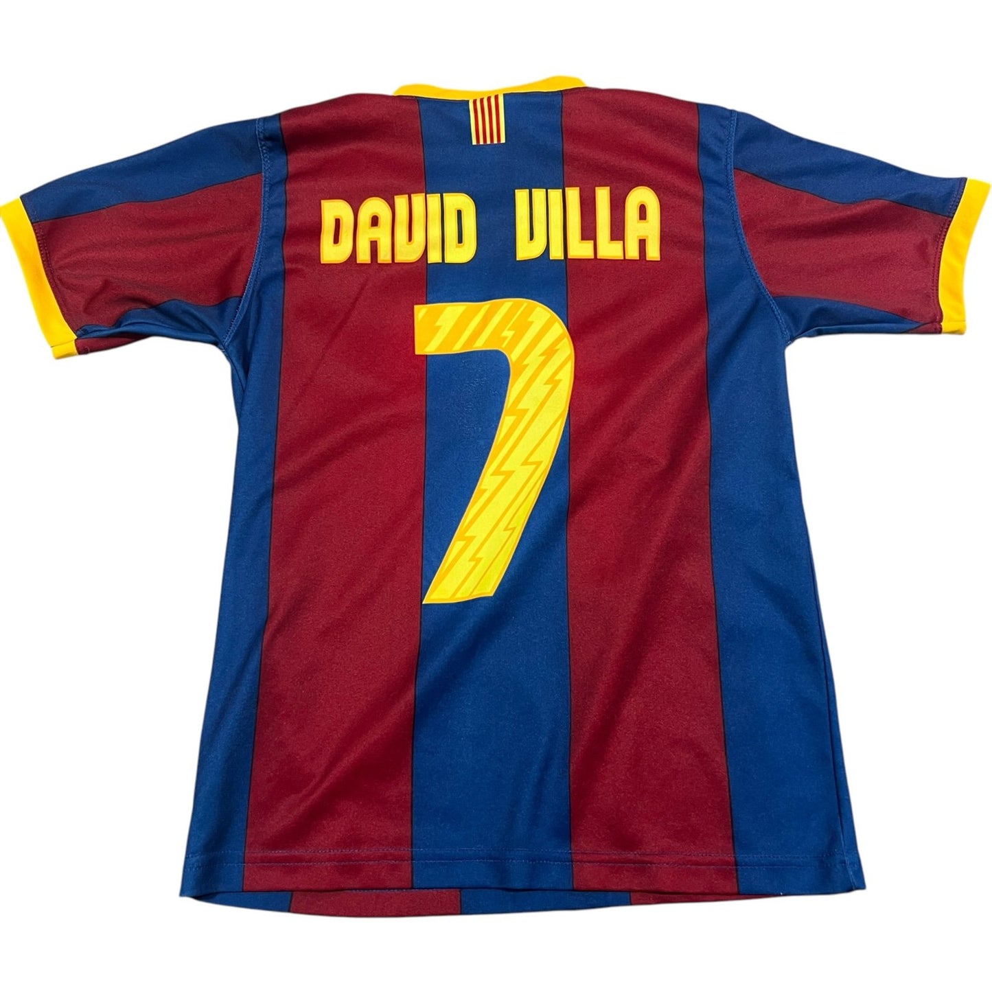 FC Barcelona Jersey David Villa Kids Youth XL Soccer #7 Futbol