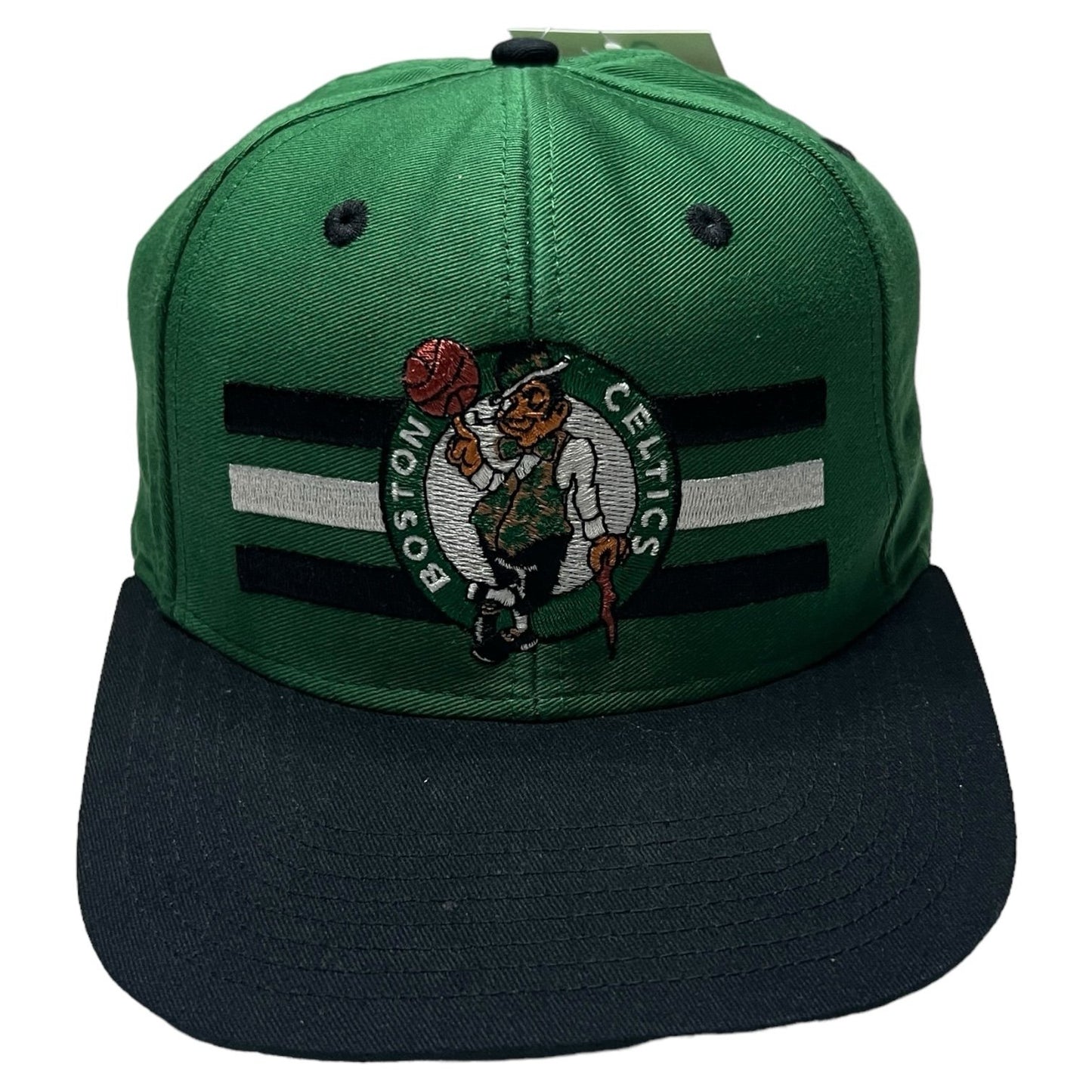 Boston Celtics Snapback Hat Adidas Green NBA Basketball Adjustable Cap