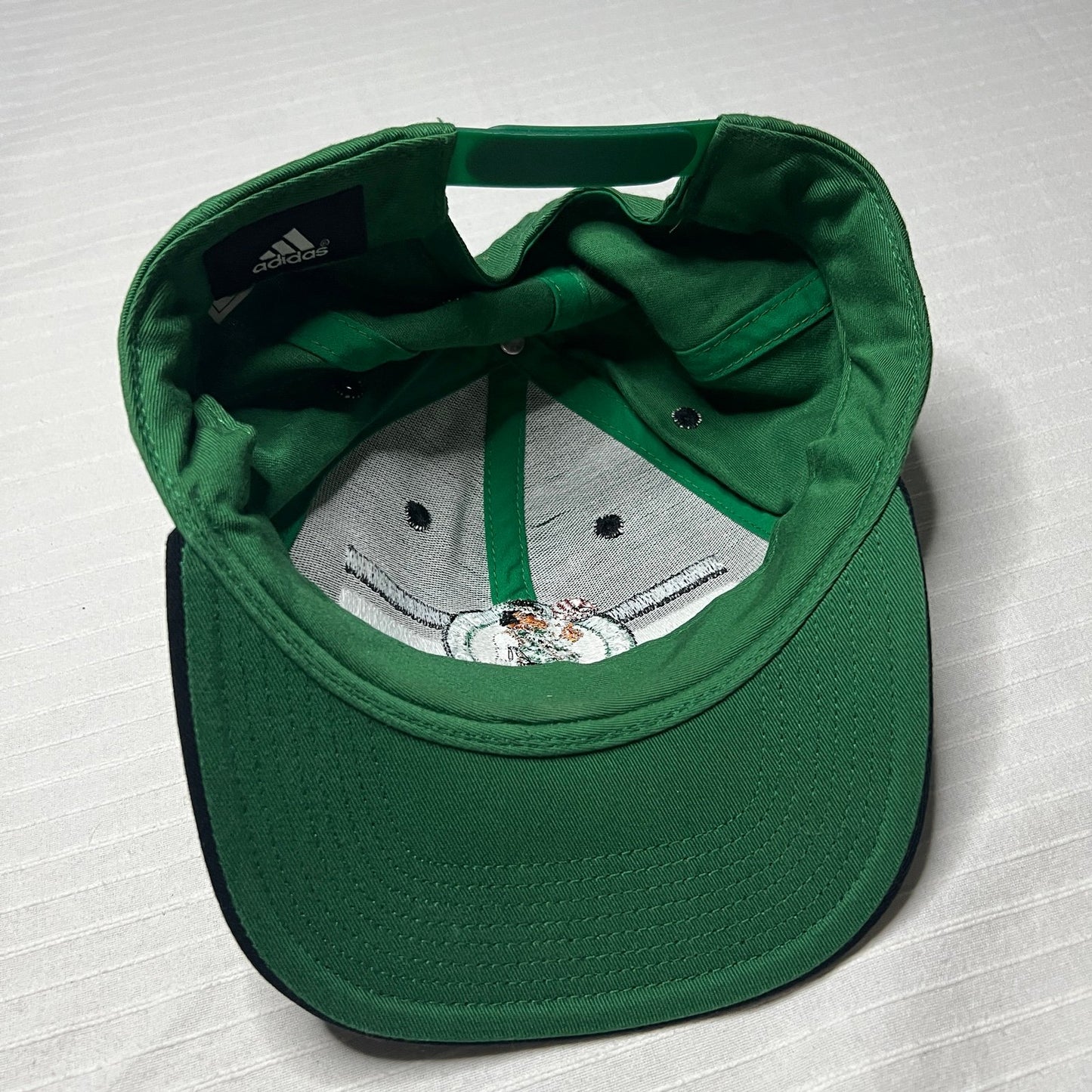 Boston Celtics Snapback Hat Adidas Green NBA Basketball Adjustable Cap