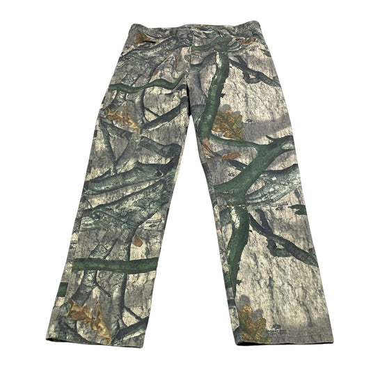 Wrangler Camo Pants Mens 40x32 Tree Brown Green Nature Hunting