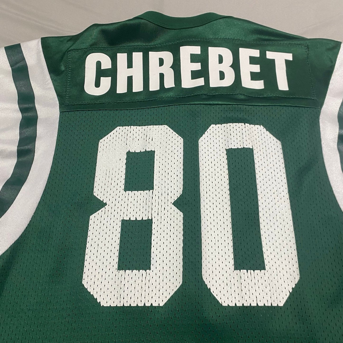 Vintage Wayne Chrebet New York Jets Jersey Mens 40 Champion #80 NFL Green