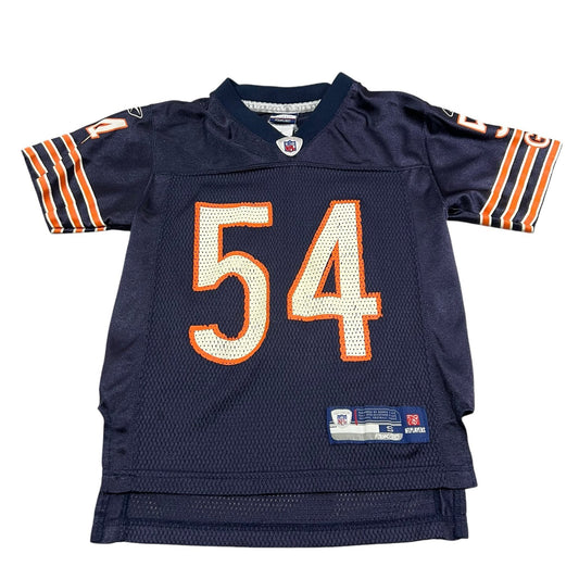 Brian Urlacher Chicago Bears Football Jersey Kids Youth Small Reebok NFL Blue