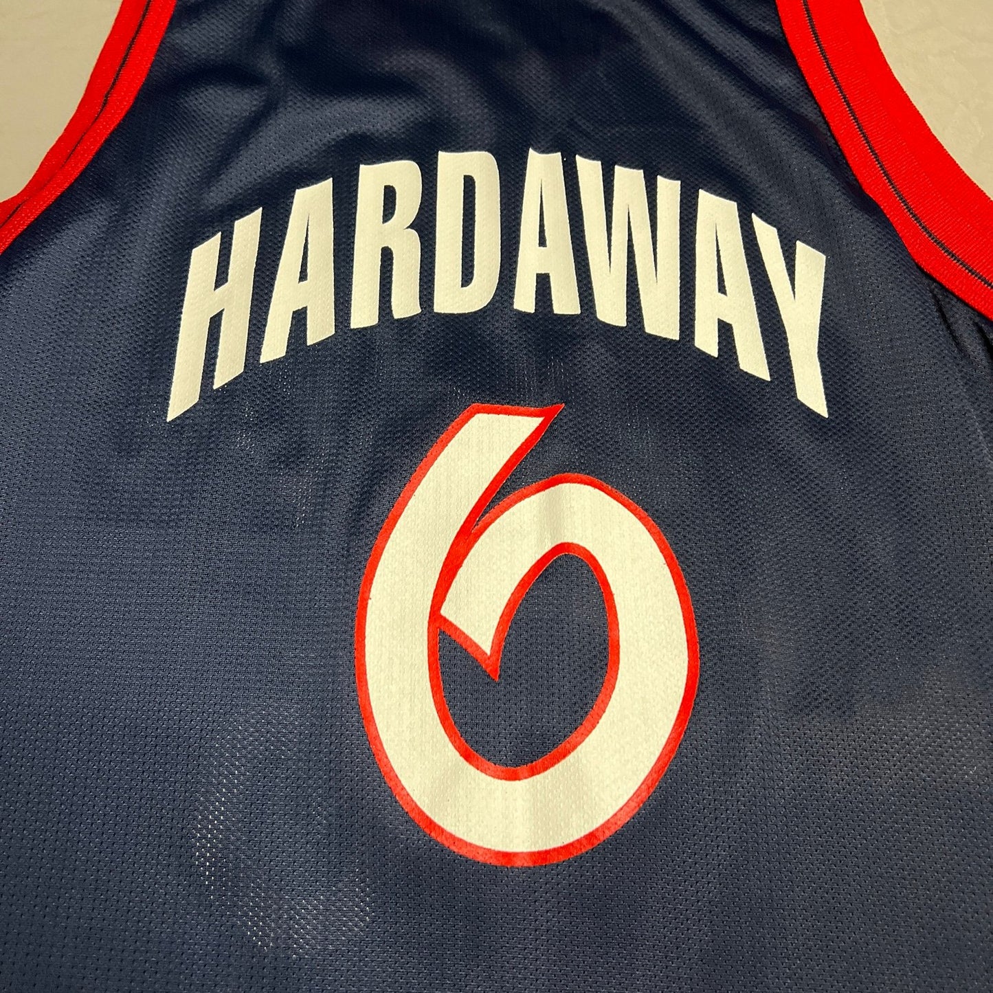 Vintage USA Olympics Penny Hardaway Jersey Mens 48 #6 Champion 90's Blue