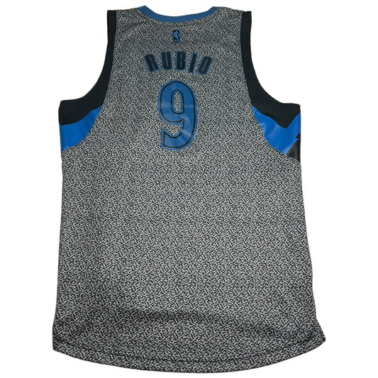 Ricky Rubio Jersey Mens Large Minnesota Timberwolves Adidas Swingman Alternate