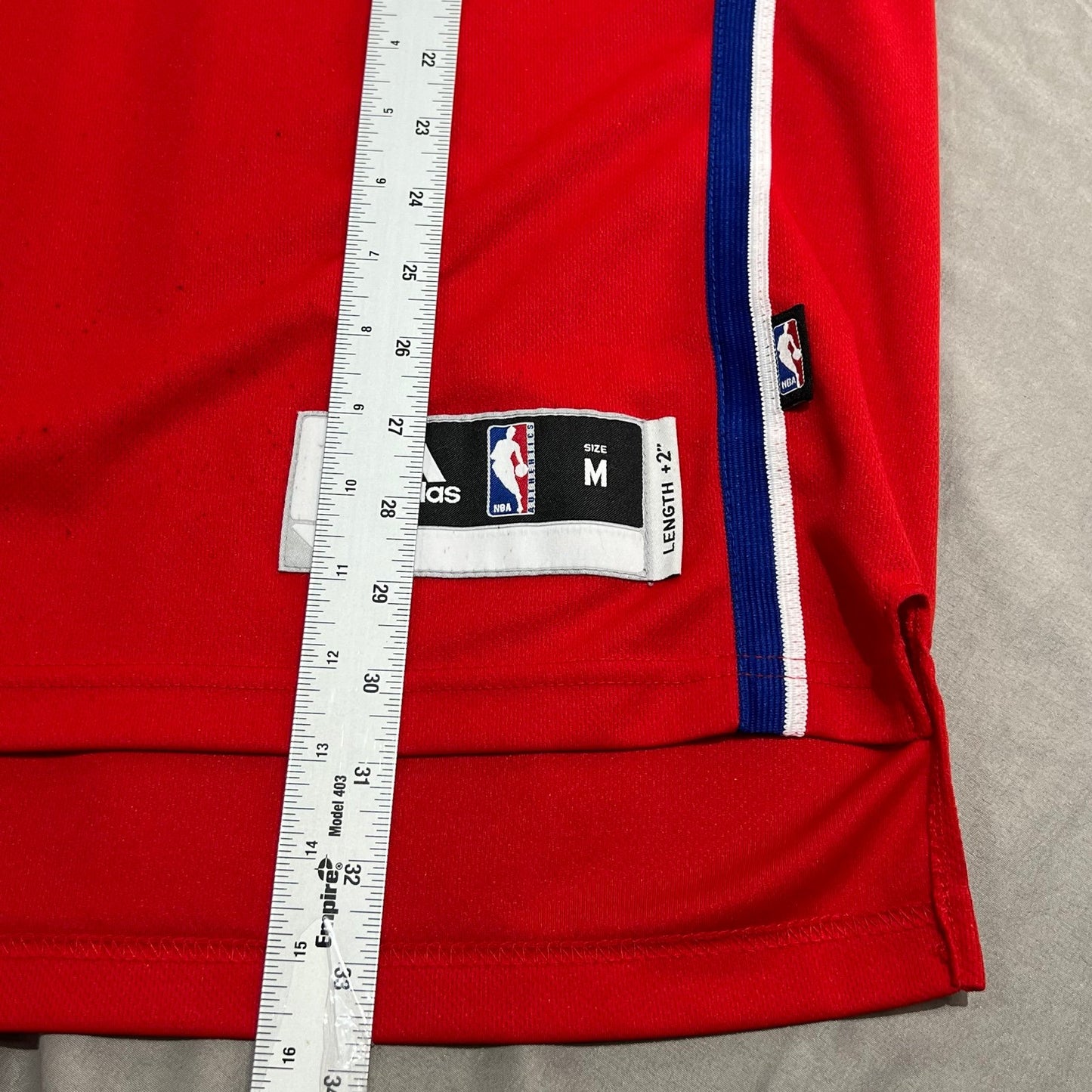 Blake Griffin Jersey Los Angeles Clippers Mens Medium Stitch Sewn Adidas Red