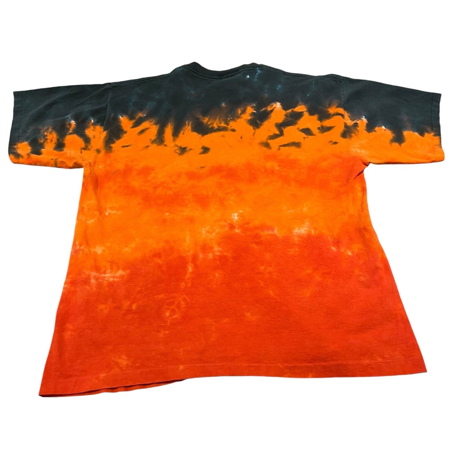 Cincinnati Bengals Shirt Mens XL Tie Dye Short Sleeve NFL Orange Blue