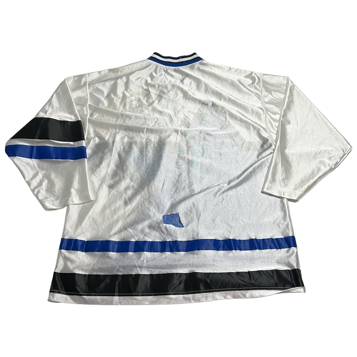 Vintage Duke Blue Devils Hockey Jersey Mens XL Conic Sports NCAA College White