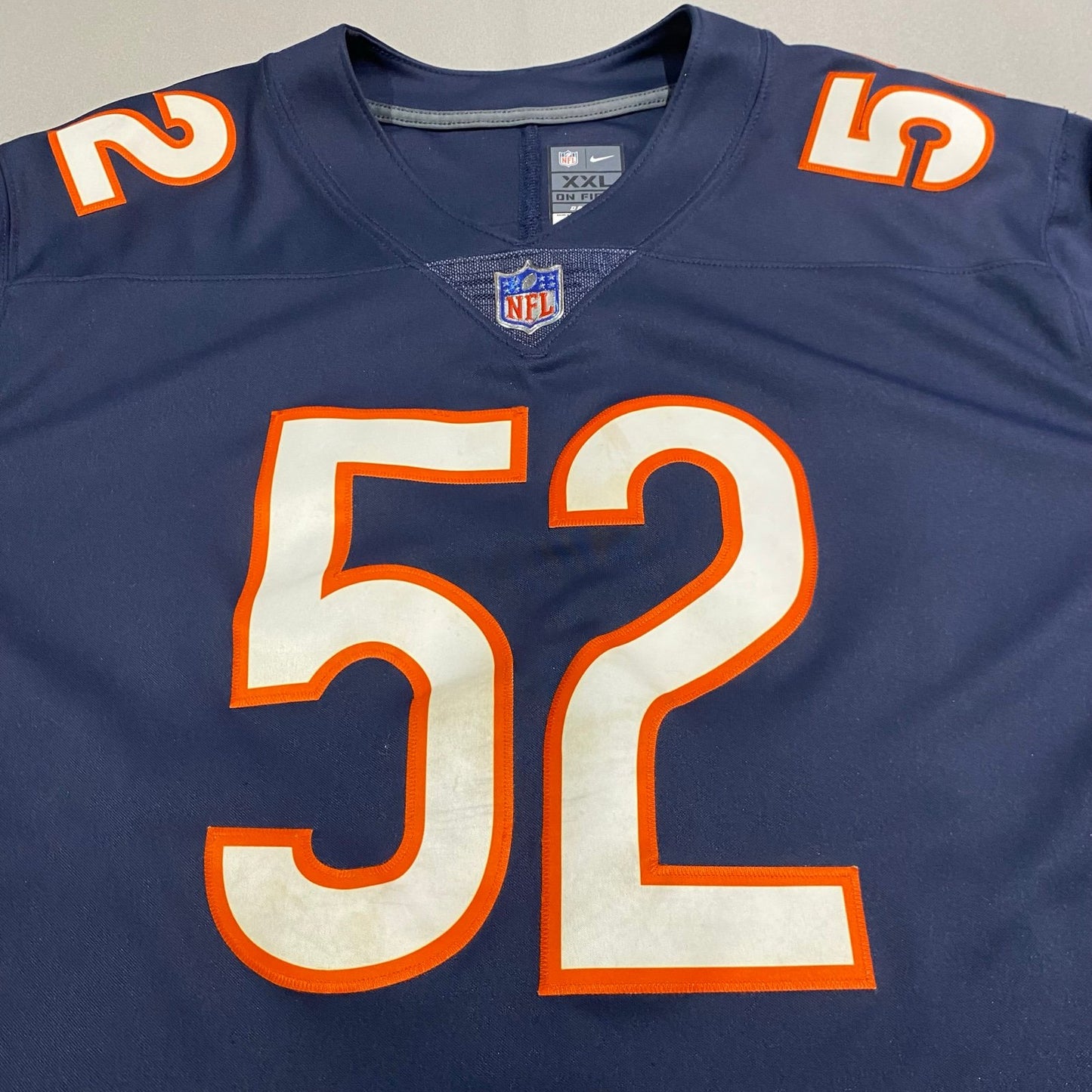 Khalil Mack Chicago Bears Jersey Mens 2XL XXL Nike Stitch Sewn Blue NFL Football