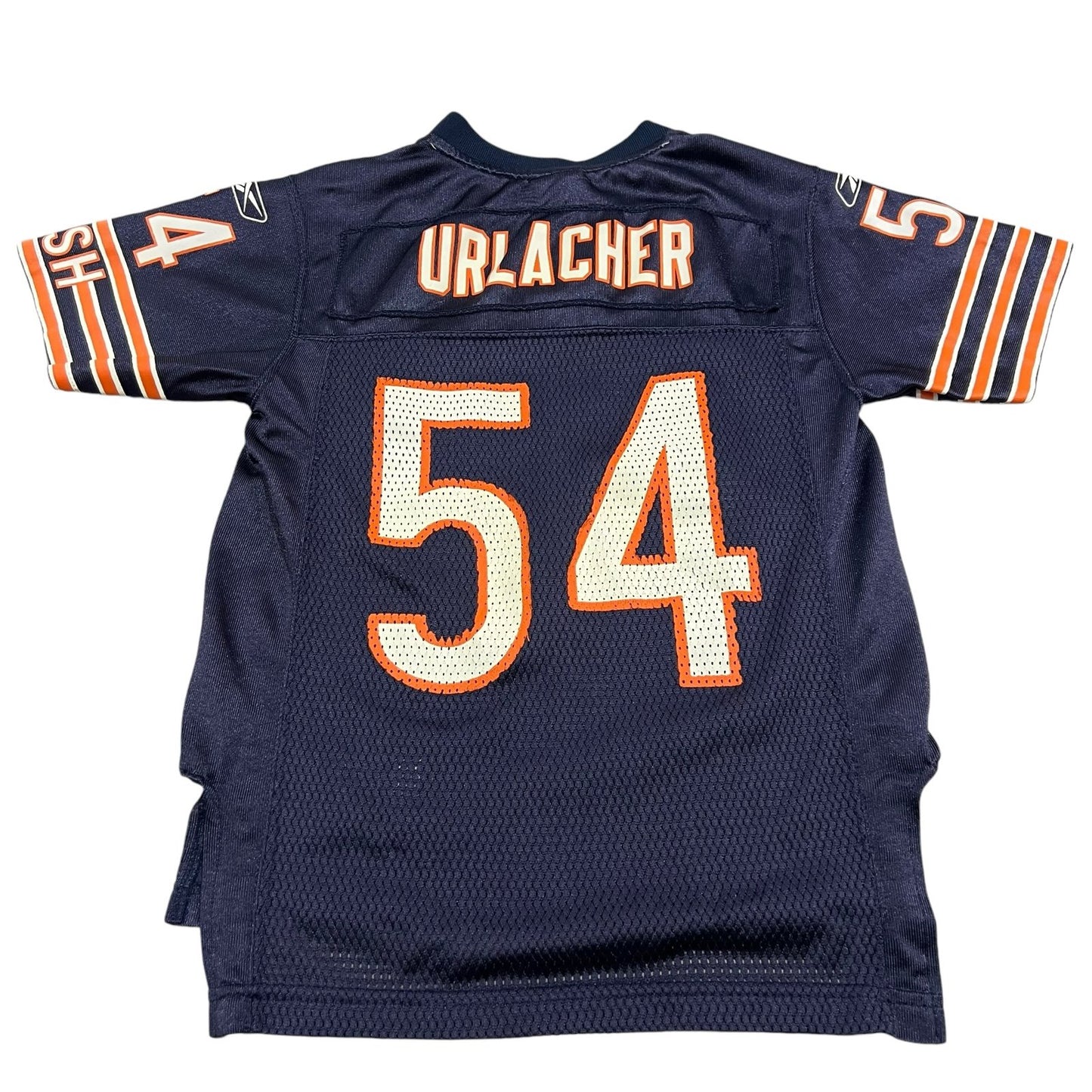 Brian Urlacher Chicago Bears Football Jersey Kids Youth Small Reebok NFL Blue