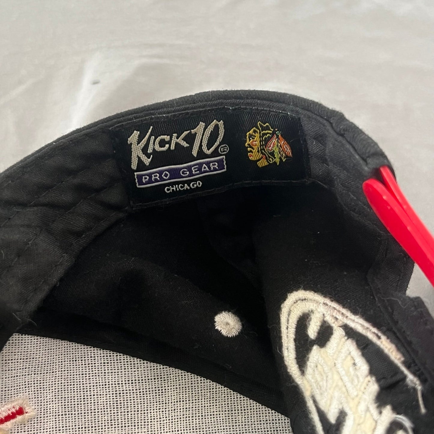 Vintage Chicago Blackhawks SnapBack Hat Kick 10 Cap Bud Light NHL