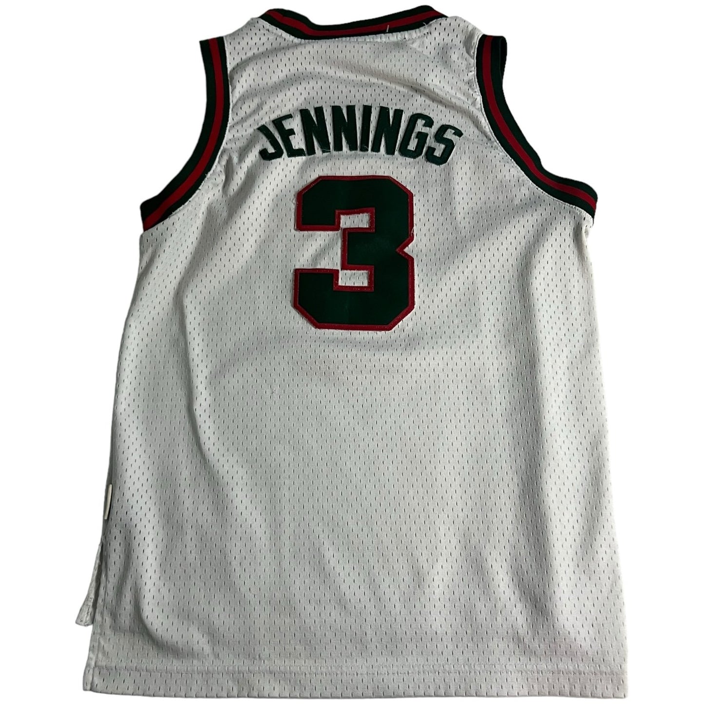 Brandon Jennings Jersey Kids Youth Medium Milwaukee Bucks Hardwood Classics #3