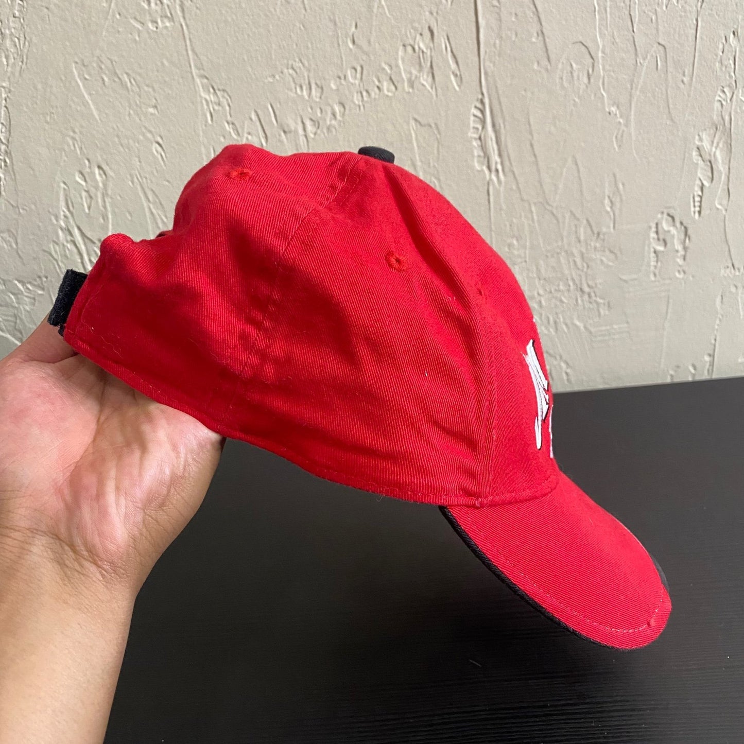 Jim Beam NASCAR Hat Racing Red #7 Strap