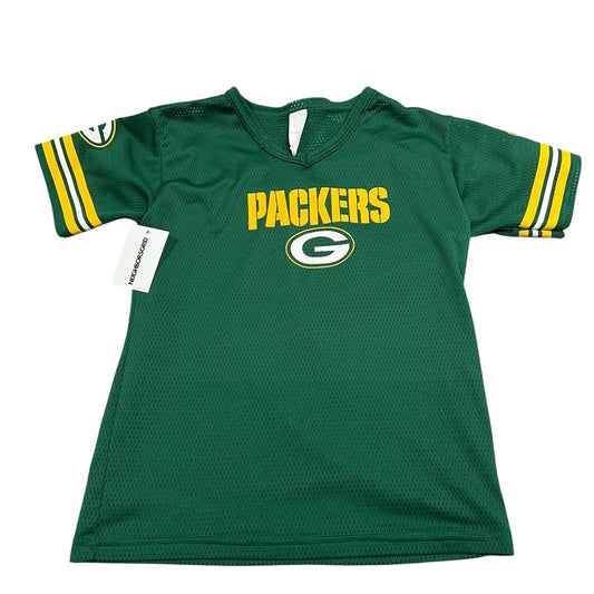 Green Bay Packers Jersey Womens Medium Blank Short Sleeve NFL