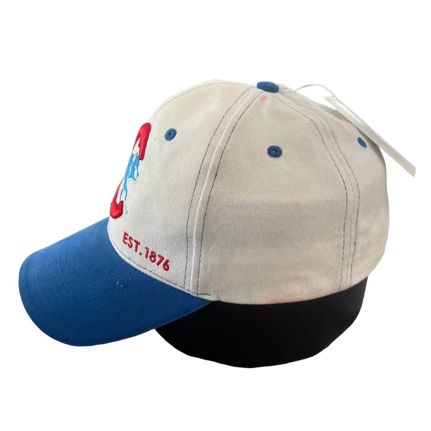 Chicago Cubs Hat Strapback MLB White Blue Adjustable Culvers Cap Baseball