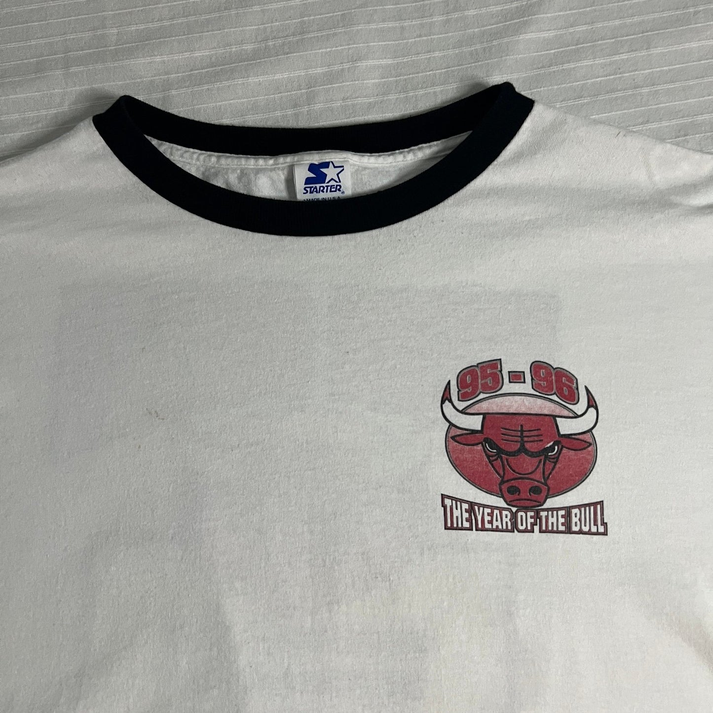 Vintage Chicago Bulls Shirt Mens XL Dream Season 72-10 STARTER Short Sleeve