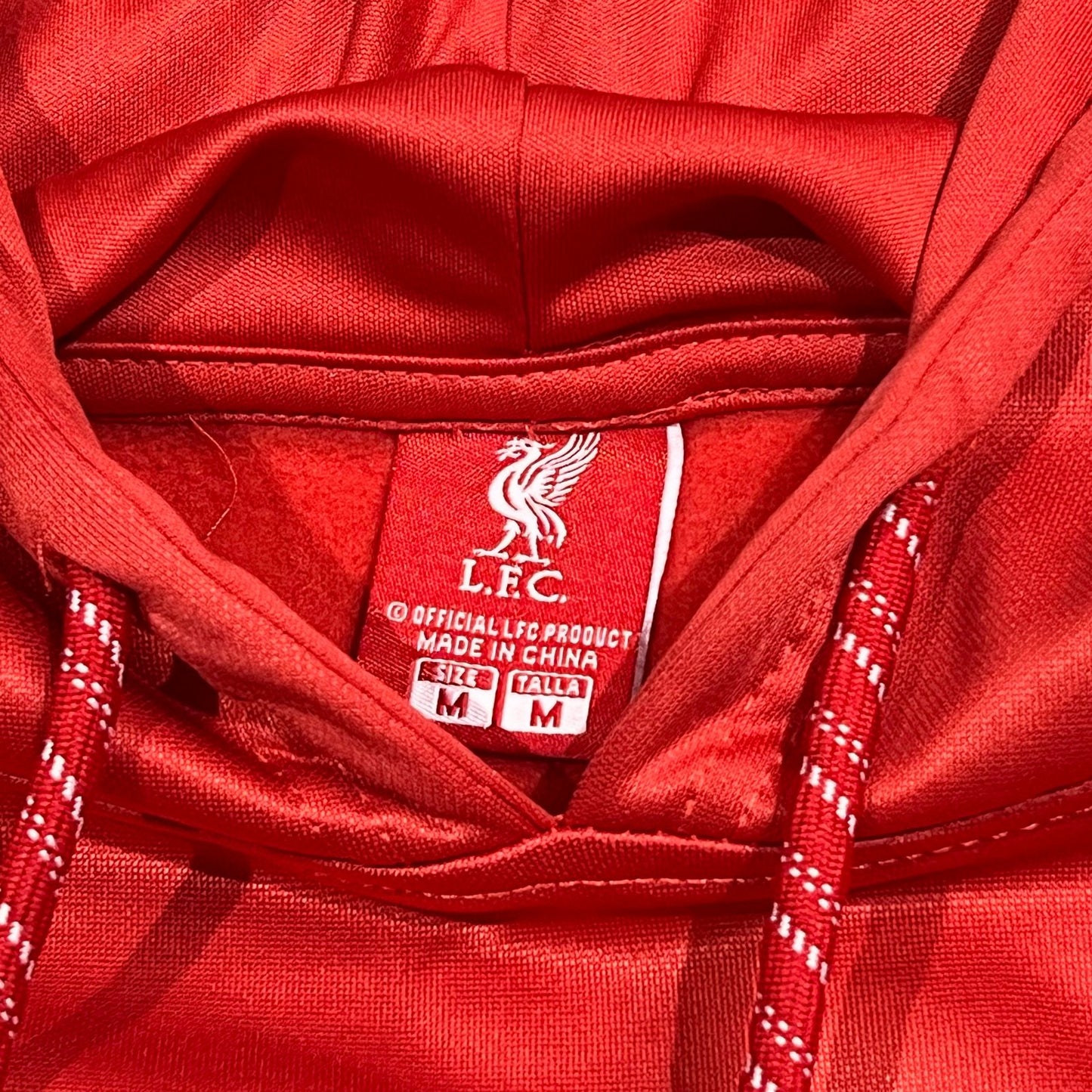 Liverpool Hoodie Mens Medium LFC Soccer Sweatshirt Pullover Official Product