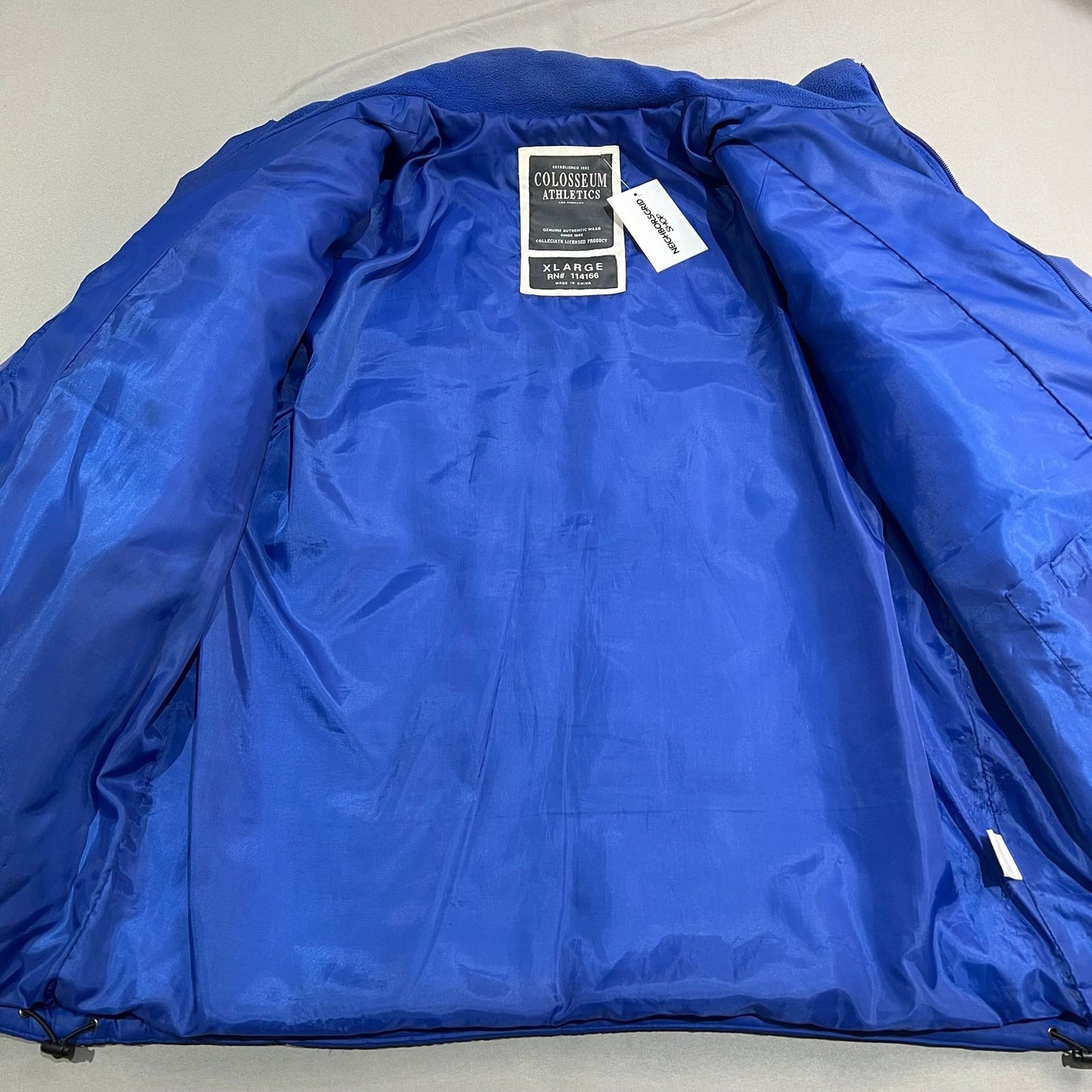 Vintage Duke University Puffer Jacket Mens XL Blue Devils Full Zip NCAA College