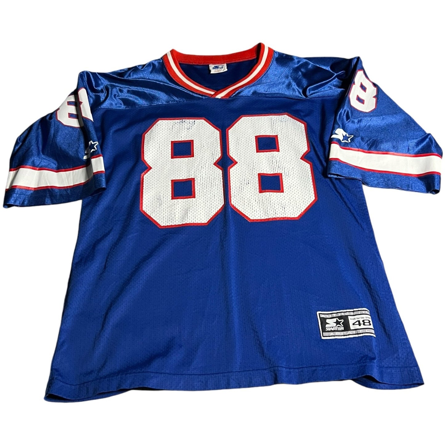 Vintage 90's Buffalo Bills Jersey STARTER NFL Mens 48 Large #88 Blue Custom