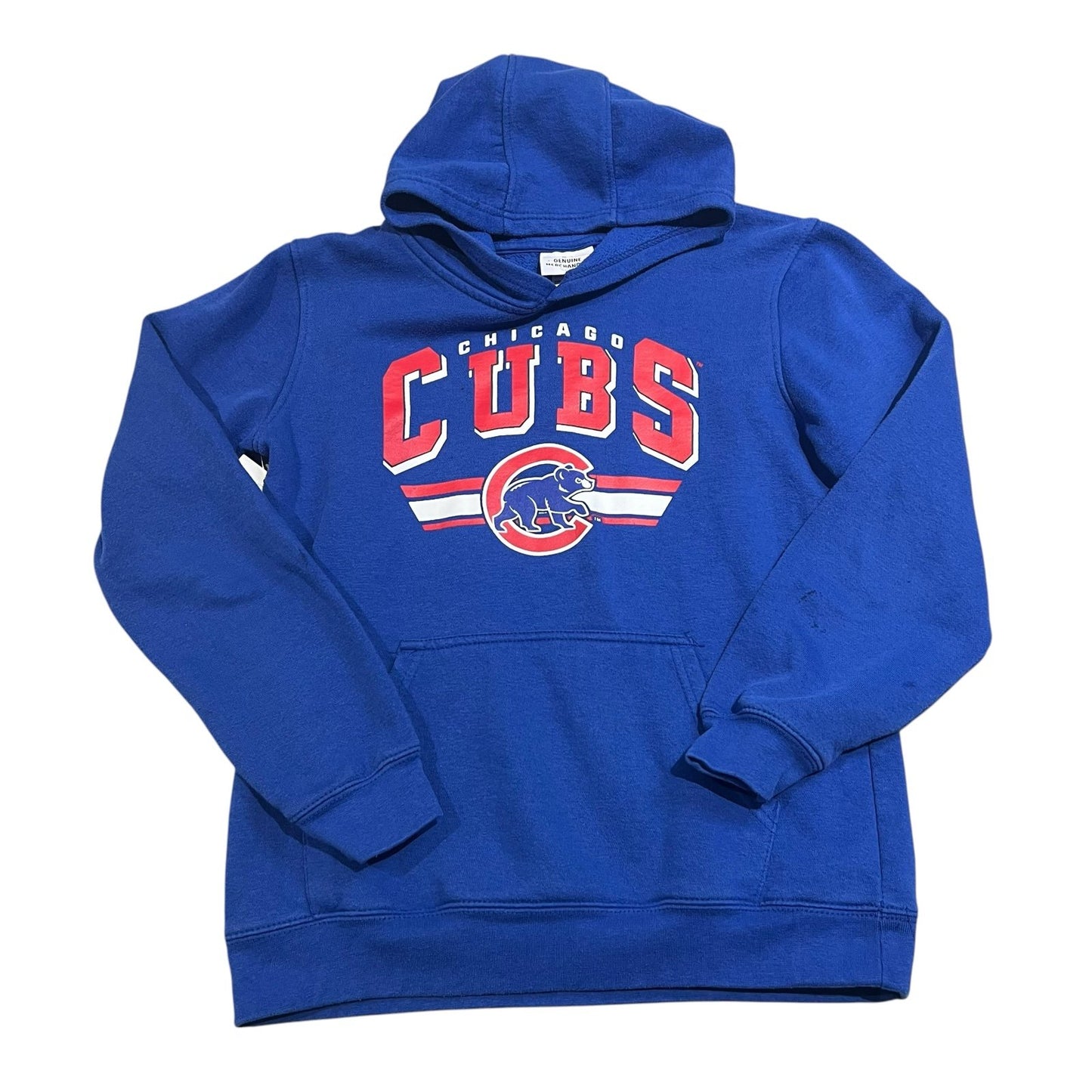 Chicago Cubs Hoodie Kids Youth Large 14/16 Blue Sweat Shirt MLB Pullover