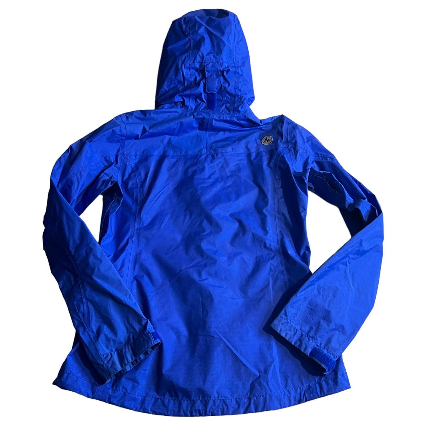 Marmot Jacket Womens XS CC-440 Hooded Full Zip Windbreaker Blue Packable