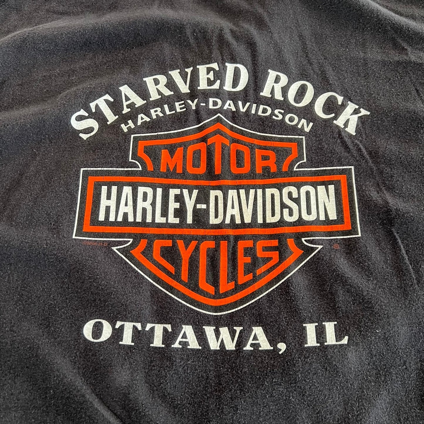 Harley Davidson Shirt Mens 4XL XXXXL Black Ottawa Short Sleeve Motorcycle Biker